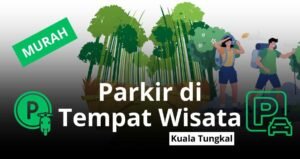 Parkir di Wisata Tungkal